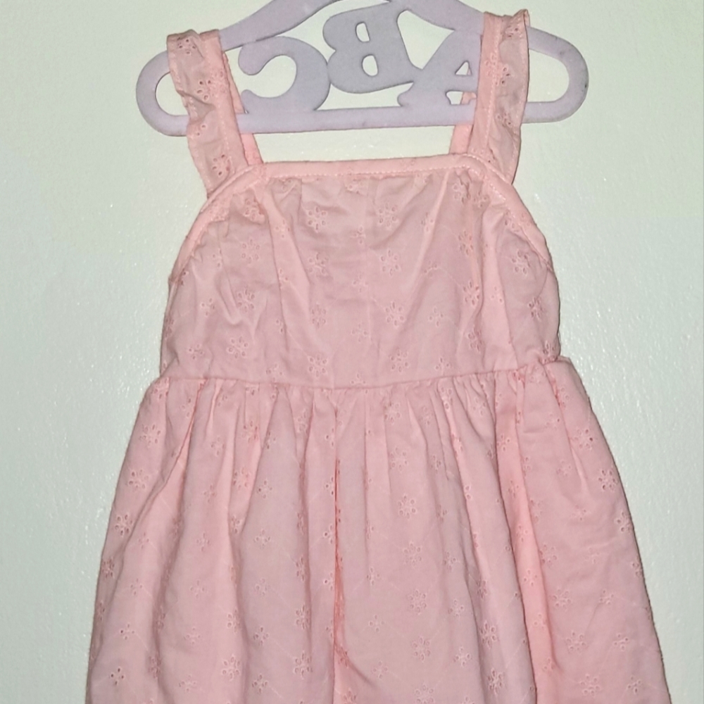 Pastel pink sleeveless dress